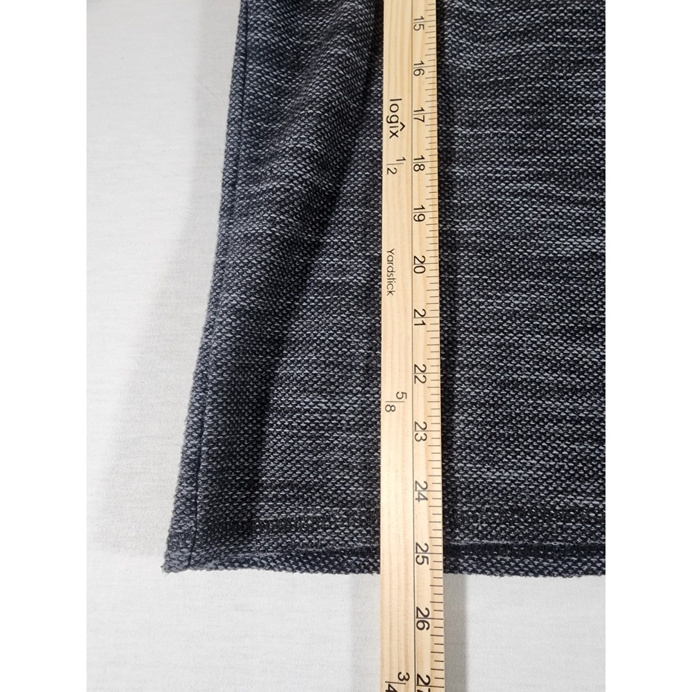 Hurley BKE Buckle Pullover Mens XL Crew Neck Black Gray Textured Long Sleeve - Picture 2 of 8